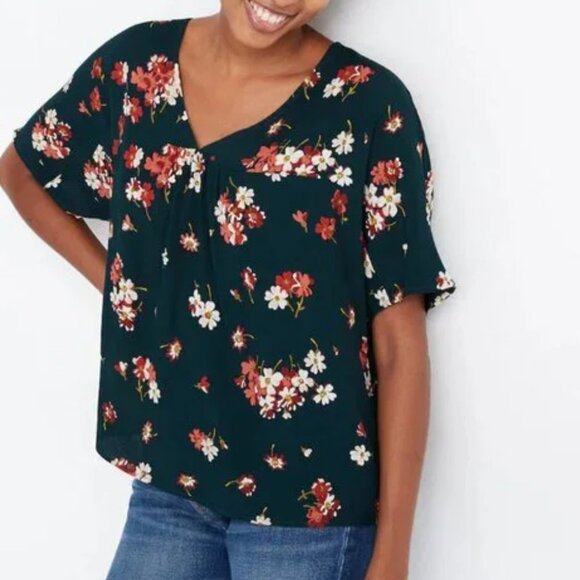 Madewell Tops - Madewell Rhyme Top in Spruce Blooms
